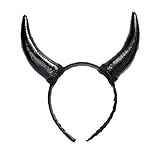 Amosfun Ochsenhorn-Stirnband Kostüm Tier Horn Kopfschmuck Stier...