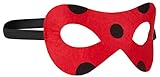Balinco Marienkäfer Maske rot mit schwarzen Punkten | Ladybug Mask |...