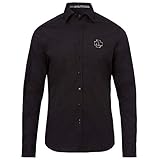 Rammstein Herren Business Hemd mit langem Arm, Offizielles Band...
