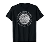 Wikinger Kompass Vegvisir Viking Kelten Germanen Walhalla T-Shirt