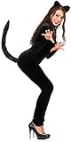 Balinco Cat Woman mit Katzenohren Haarreif Cat Ears + Katzenschwanz...