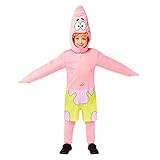Amscan - Kinderkostüm Patrick, Overall mit bedruckten Shorts, Mütze,...