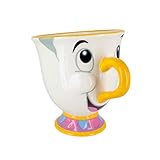 Paladone Schöne und das Biest Chip Kaffeebecher, Keramik, Disney,...