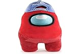 Plüsch Among Us - Rot Mit Kappe - Super Soft Qualität