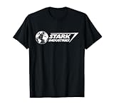 Marvel Iron Man Stark Industries Logo White T-Shirt