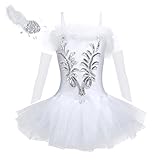TiaoBug Mädchen Ballettkleidung 3tlg.Set...