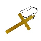 Happyyami 5Pcs Goldene Kreuz Halsketten Priest Nonne Kruzifix...