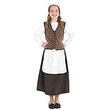 Fun Shack Mittelalter Kostüm Mädchen, Viktorianischer Kostum Kinder,...