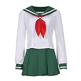 Higurashi Kagome Cosplay Kostüm Studentin JK Uniform Top + Rock +...