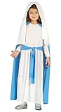 Guirca – Kostüm-Jungfrau Maria, blau 5-6 años blau