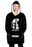 The Mandalorian Oversized Hoodie Herren, Star Wars Fleece Riesen...