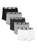 PUMA Herren Basic Men's Boxers (5 Pack) Boxer Slip, Mehrfarbig...