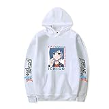 XSLGOGO Anime Darling in The Franxx Hoodie Ichigo Print Code 015...