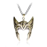 Tumnea Loki Helm Halskette Loki Marvel Helm Schlüsselanhänger Metall...