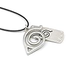 Multiculture Halskette mit Konoha Symbol und Stirnplatte