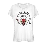 Netflix Stranger Things - Hellfire Club Women's Crew neck White XL