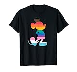 Disney Mickey Mouse Pride Inclusive Pose Rainbow Icon Fill T-Shirt