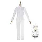 EDMKO The Promised Neverland Cosplay Anime Norman Kostüm Weiße Hemd...