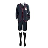 PUREBLE Umbrella Academy Cosplay Kostüm Outfit Schuluniform Zubehör...