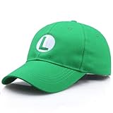 ZXRSJBL Für Mario Cosplay Hut Luigi Bros Baseball Caps Anime Zubehör...