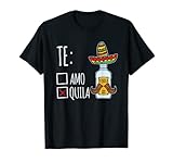 Teamo Tequila lustiges Mexiko Party Geschenk T-Shirt