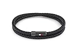 Tommy Hilfiger Jewelry Armband für Herren aus Leder Schwarz -...