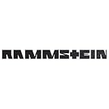 Rammstein Autoaufkleber schwarz, Offizielles Band Merchandise...
