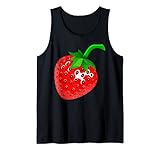 Lustiges Erdbeere Kostüm Fasching Erdbeerkostüm Tank Top