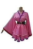 Lofeery Bulma Cosplay Kostüm Lolita Kleid mit Schleife Rosa...