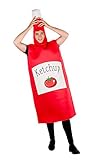 Fun Shack Rotes Ketchup Kostüm für Damen und Herren -...