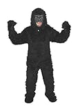 Gorilla schwarz Einheitsgrösse XXL Kostüm Fasching Karneval...