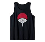 Naruto Shippuden Sasuke Uchiha Symbol Distressed Tank Top