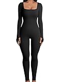 JOJJJOJ Damen Sport Workout Jumpsuit Lang Eng Yoga Bodysuit Playsuits...