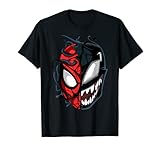 Marvel Spider-Man Peter Venom Split Face T-Shirt
