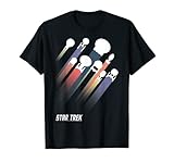 Star Trek Federation Spaceships Rainbow Pride Stripes T-Shirt