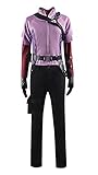 Yewei Kostüm Herren Hawkey Cosplay Kostüm für Erwachsene (Lila, XS)