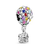 Pandora Disney Up Haus & Luftballons Charm Silber/Mehrfarbig, 11 x...