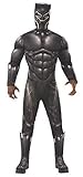 Rubie's Herren Marvel Avengers: Endgame Deluxe Black Panther Costume...