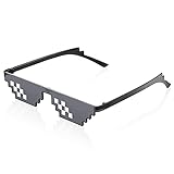 8 Bit Pixel Mosaik Glas Unisex Sonnenbrille UV Schutz Spieler...