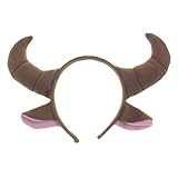 OX Horn Form Stirnband Tierohren Plüsch Kopfbedeckung Party Cosplay...