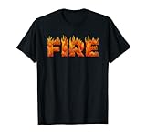 Feuer Halloween Kostüm, Feuer und Eis, passend für Paare T-Shirt