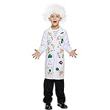 EraSpooky Verrückter Wissenschaftler Kostüm für Kinder, Halloween...