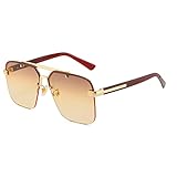 Dollger Sonnenbrille Herren Retro Sportbrille: Damen Schwarze UV 400...
