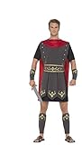 Smiffys 45495L - Herren Römischer Gladiator Kostüm, Tunika, Umhang,...