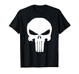 Marvel Punisher Classic Skull Symbol Graphic T-Shirt