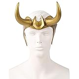 Loki-Helm mit Hörnern, Filmhelm, Thor, Ragnarok, Krone, nordische...