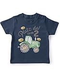 miKalino Baby/Kinder T-Shirt mit Spruch Ich Bin 2 Traktor Kurzarm...