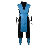 CosplayDiy Herren Anzug für Mortal Kombat X Sub-Zero Halloween...