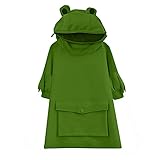 Frosch Hoodies für Damen Kapuzenpullover Hoodies Herbst Winter...