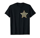 Sheriffstern, Sheriff Stern, Karneval, Fasching, Kostüm T-Shirt